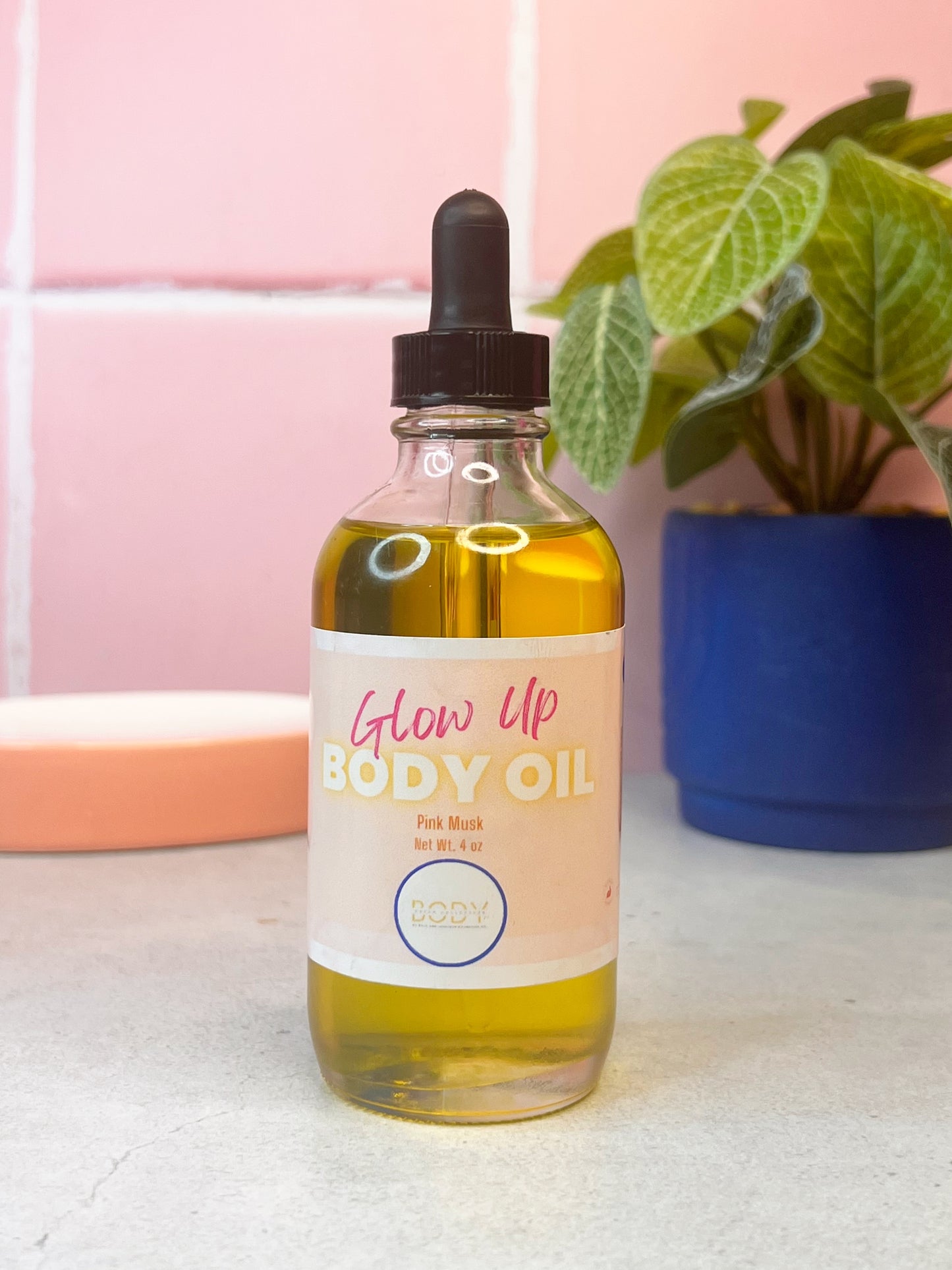 Glow Up Body Oil- Pink Musk