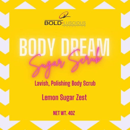 Body Dream Foaming Sugar Scrub "Lemon Zest"